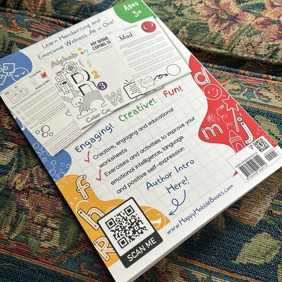 A is for Art B is for Breathing Handwriting & Emotional Wellness Book - Picture 2 of 4